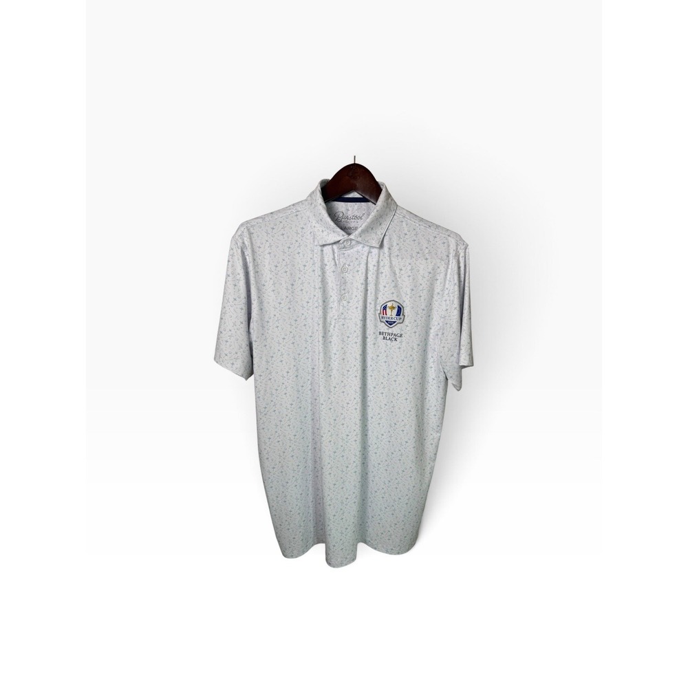 Barstool Sports 2023 Ryder Cup Polo Shirt Men's Size L Golf Stretch Performance